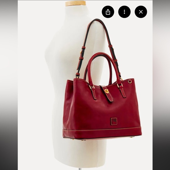 Dooney & Bourke Handbags - Dooney and bourke red Florentine  Perry satchel